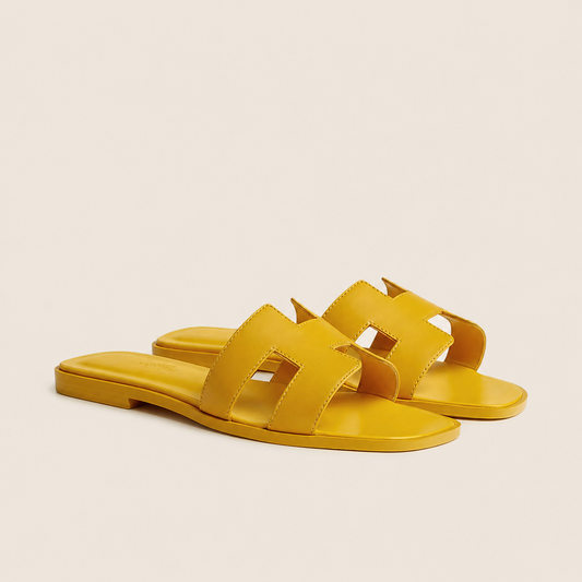 Claquette Hermes — Jaune