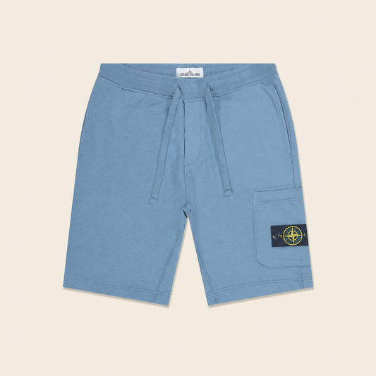 Stone Island Short — Bleu Ciel