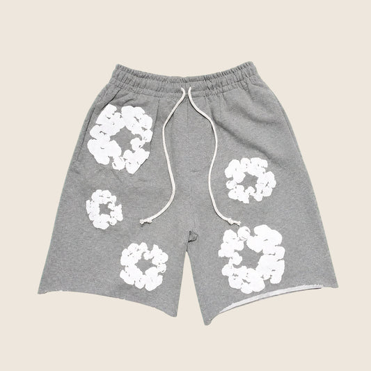 Short Denim Tears — Gris chiné