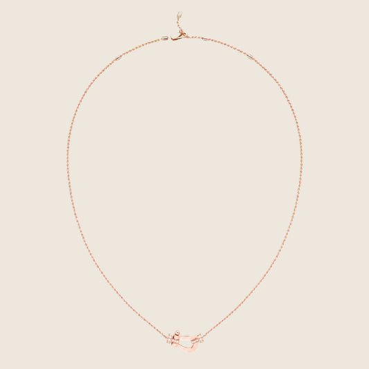 Collier Fred — Or rose