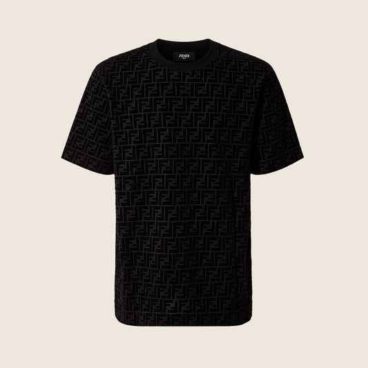 Tee-shirt Fendi — Noir monogramme