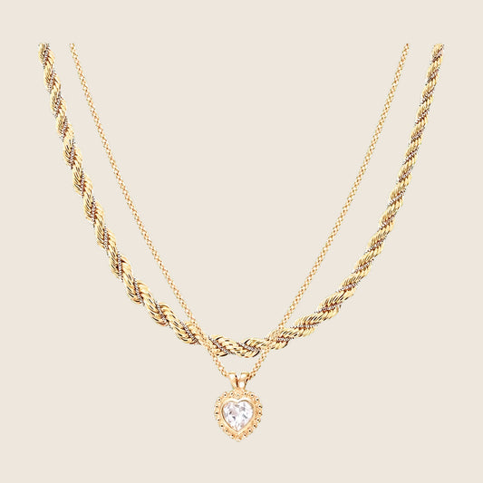Collier Swarovski — Or