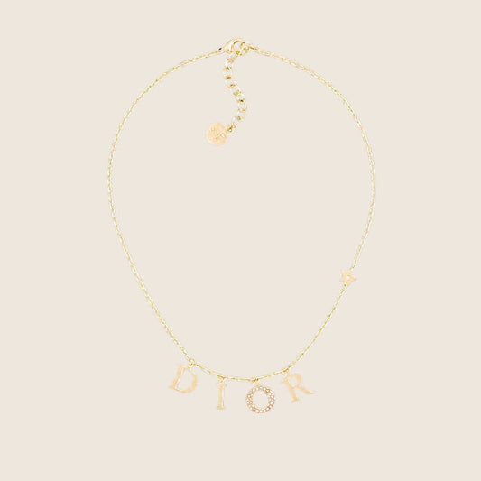 Collier Dior — Or