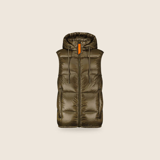 Doudoune sans manches Gertrude + Gaston — Kaki