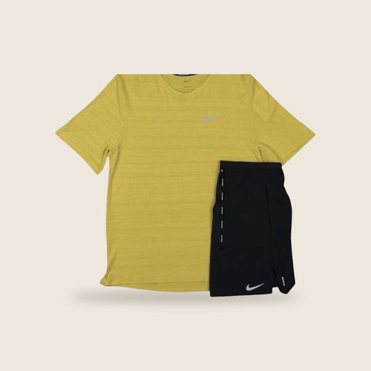 Ensemble Running Nike — Jaune moutarde