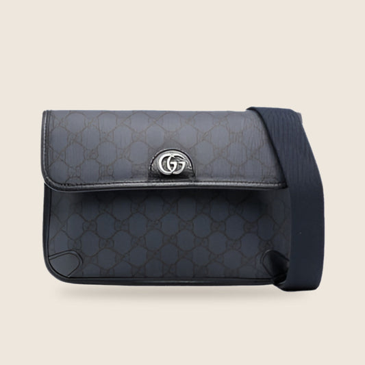 Sacoche Gucci — Noir GG rabat