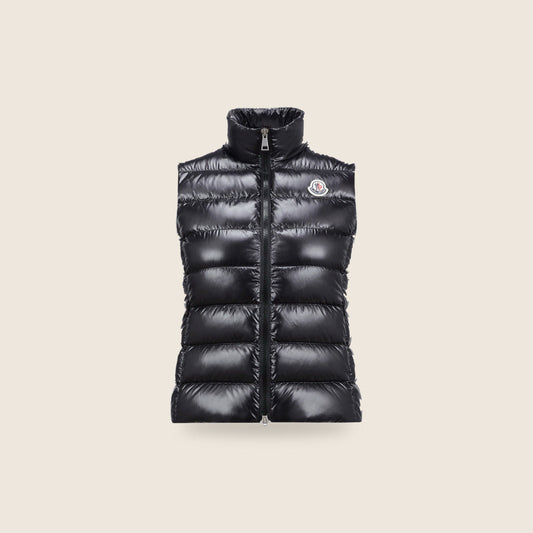 Doudoune sans manches Moncler — Noir matelassé